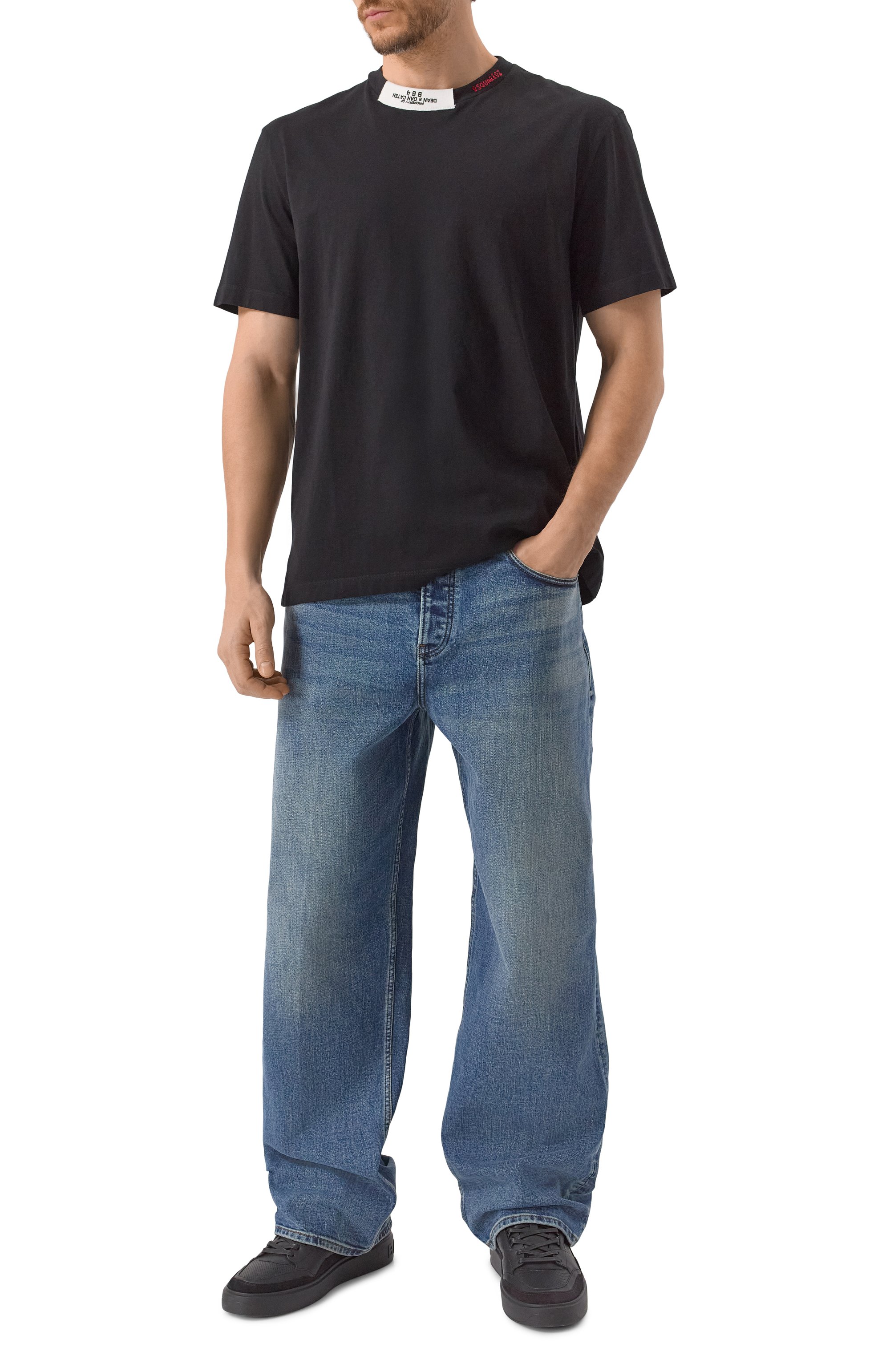 Хлопковая футболка DSQUARED2, арт. S74GD1417/D20020, фото 2