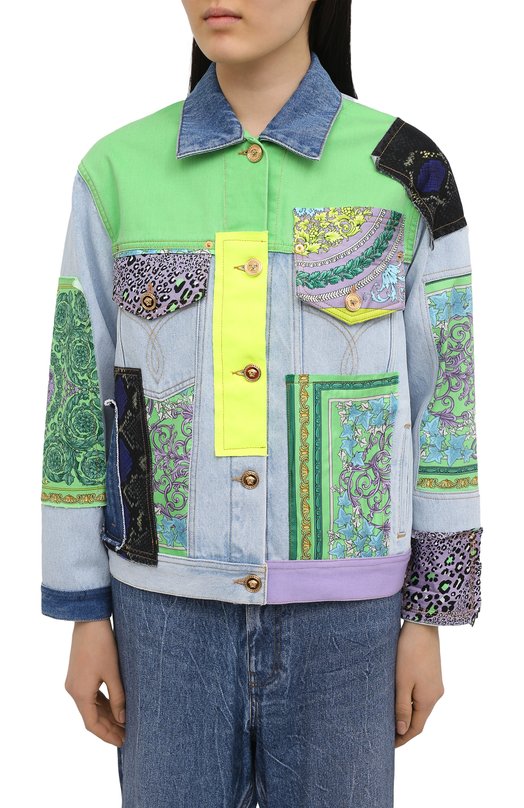 Джинсовая куртка Versace A88516/1F00408 Разноцветный  A88516/1F00408 Фото 3