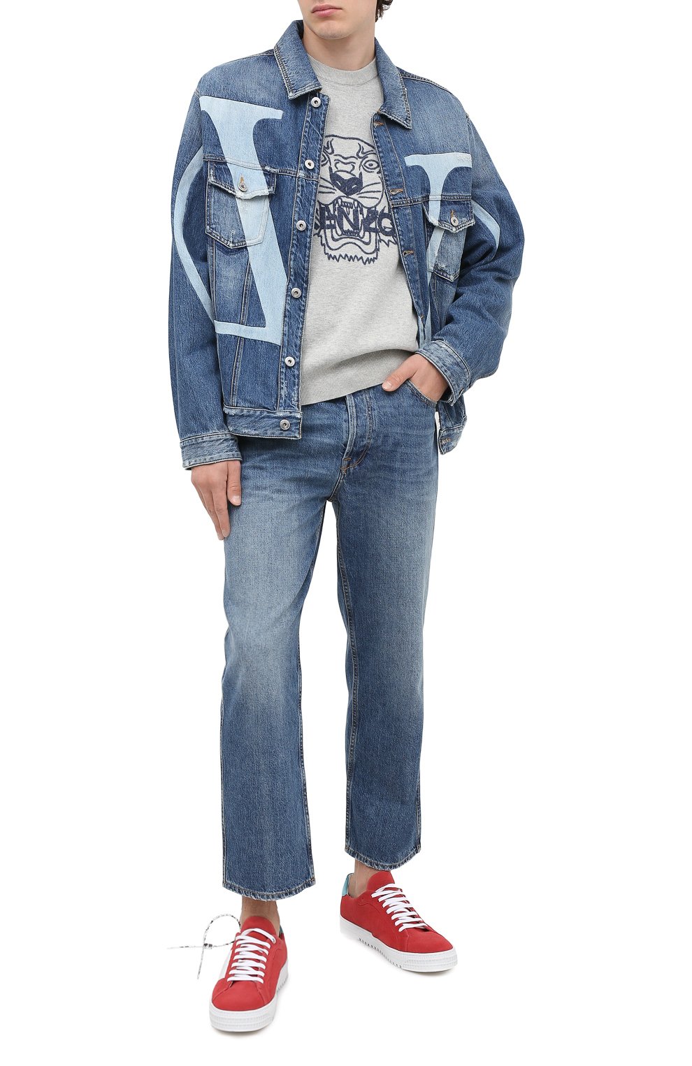 Джемпер из шерсти и хлопка KENZO, арт. FA65PU5303XA, фото 2