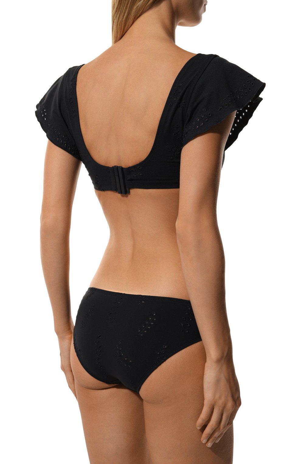 Плавки-бикини chloé x eres palau CHLOÉ черного цвета по цене 35150 руб., арт. CHC23UMB16282, фото 3 Плавки-бикини chloé x eres palau CHLOÉ, арт. CHC23UMB16282, фото 3