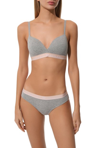 Комплект из двух трусов-слипов EMPORIO ARMANI серого цвета по цене 6350 руб., арт. 163334/3F227, фото 2 Комплект из двух трусов-слипов EMPORIO ARMANI, арт. 163334/3F227, фото 2