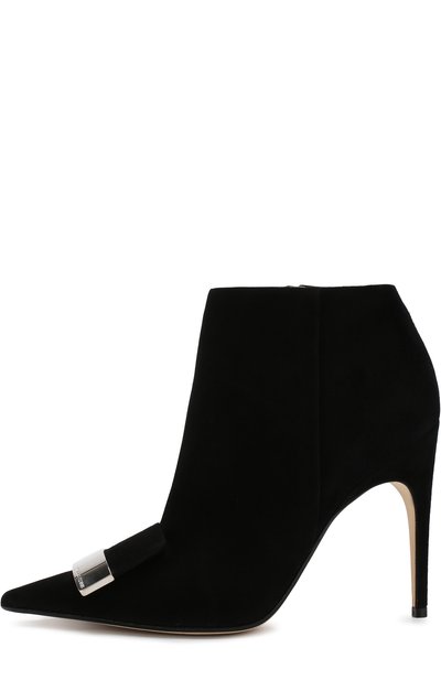 Замшевые ботильоны на шпильке SERGIO ROSSI, арт. A80001-MCAZ01, фото 3