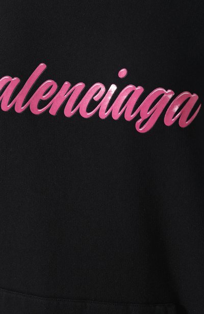 Хлопковое худи BALENCIAGA, арт. 583222/TFV60, фото 5