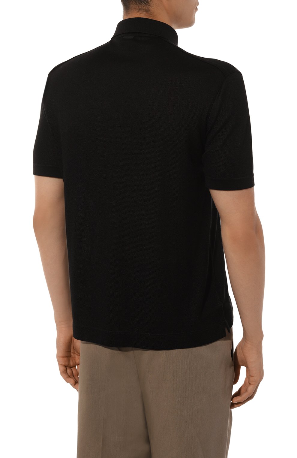 Шелковое поло ZEGNA, арт. UB330A5/B775365, фото 4