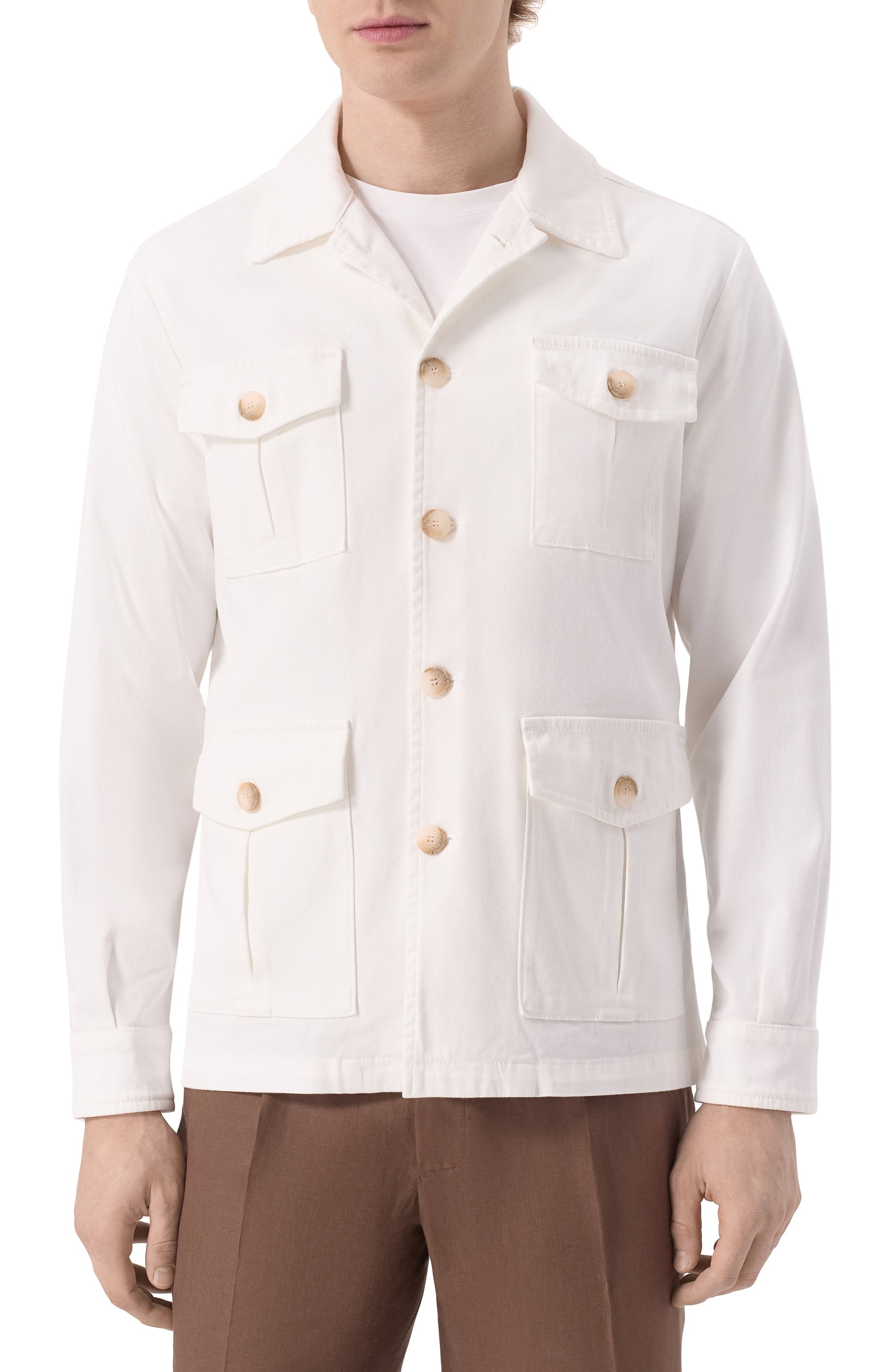 Хлопковая куртка-рубашка GRAN SASSO, арт. 78189/50302, фото 3