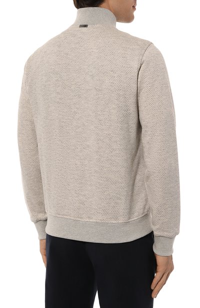 Толстовка из хлопка и кашемира CAPOBIANCO, арт. 17M454.SP00., фото 4