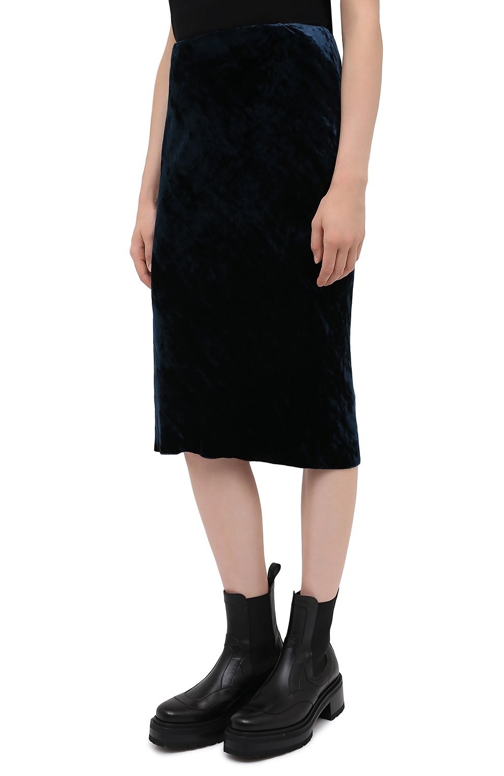 Юбка из вискозы и шелка DRIES VAN NOTEN, арт. 202-10820-1349, фото 4