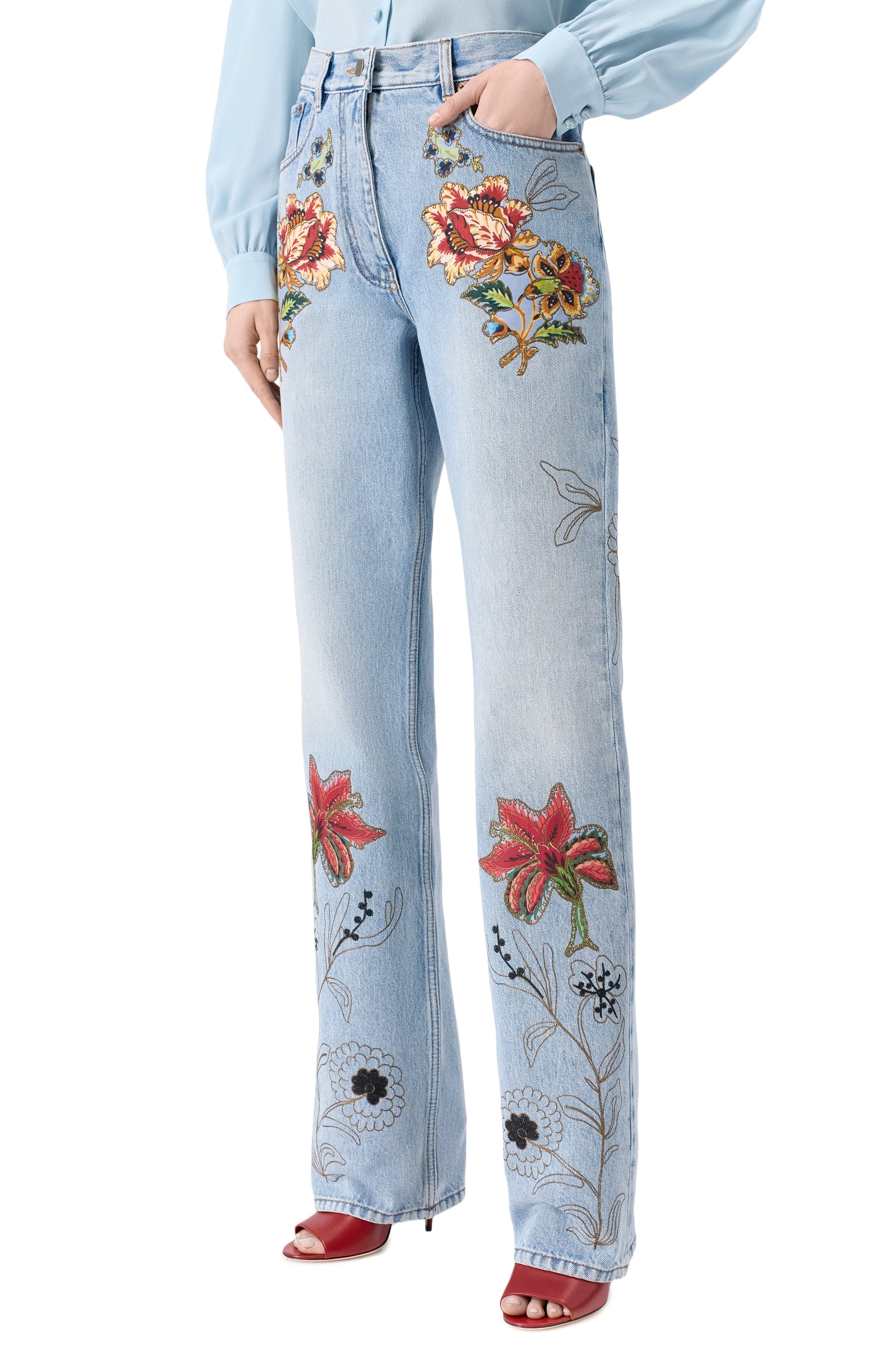 Джинсы VALENTINO, арт. 8B3DD2AX/9YC, фото 3