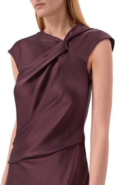 Атласное платье THEORY, арт. P1009607, фото 4