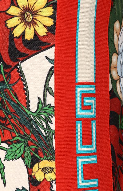 Укороченные брюки с принтом и эластичным поясом GUCCI, арт. 489720/X9N76, фото 5