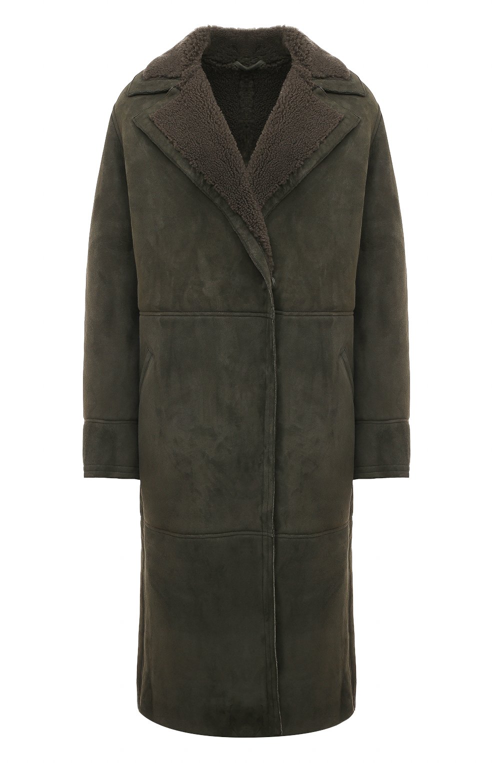 Дубленка из овчины TEGIN хаки цвета по цене 380000 руб., арт. 2125-С49, фото 1 Дубленка из овчины TEGIN, арт. 2125-С49, фото 1