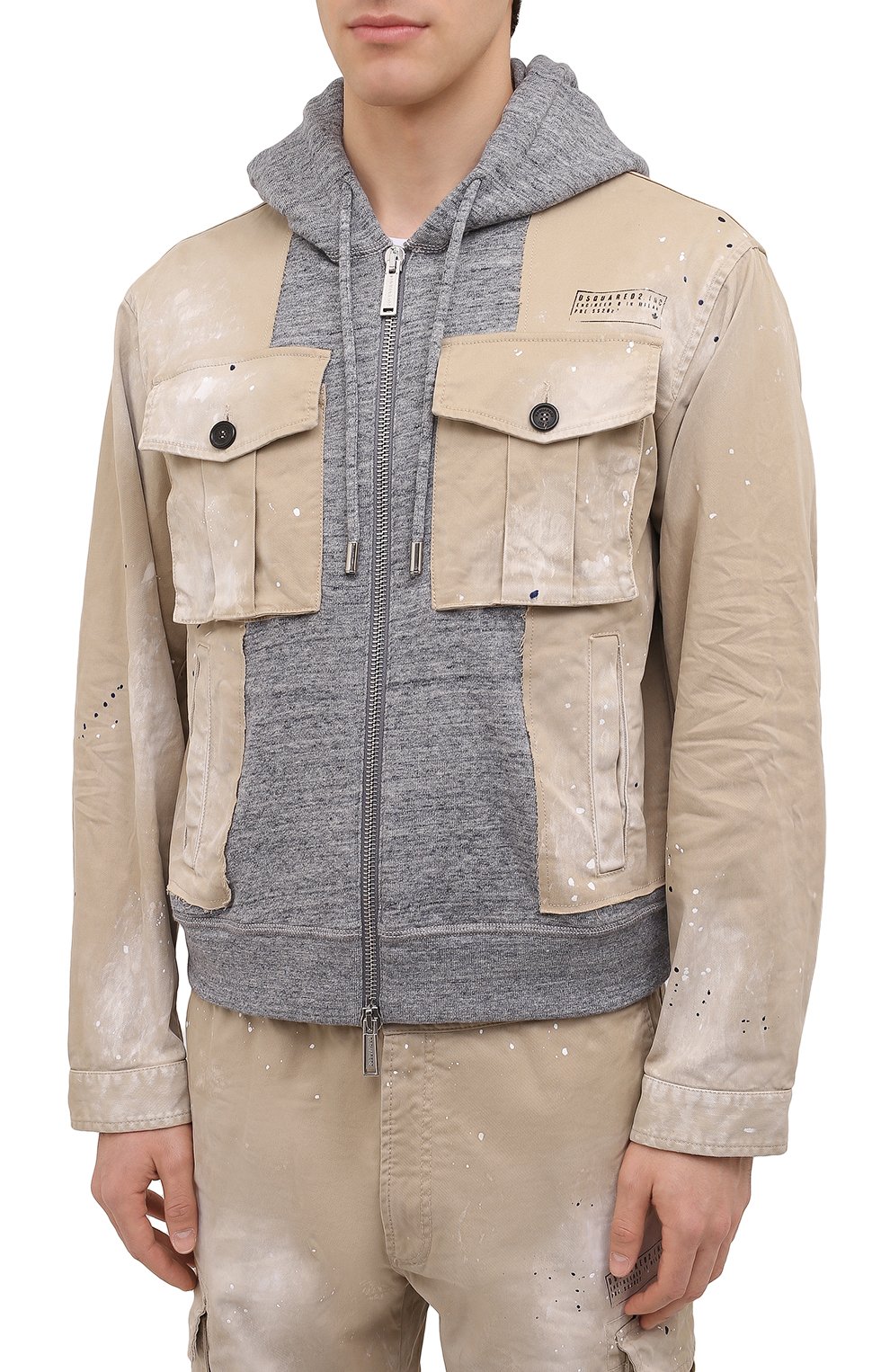 Хлопковая куртка DSQUARED2, арт. S74AM1261/S39021, фото 3