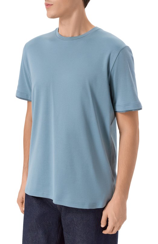 Хлопковая футболка Herno JG00031UR/52052 Зелёный  JG00031UR/52052 Фото 3