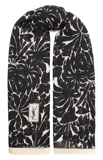 Женская шелковый палантин SAINT LAURENT, арт. 778612/3YP96