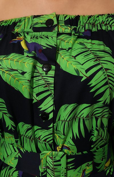 Хлопковое платье YANINA зеленого цвета по цене 83380 руб., арт. 0-2246, фото 5 Хлопковое платье YANINA, арт. 0-2246, фото 5