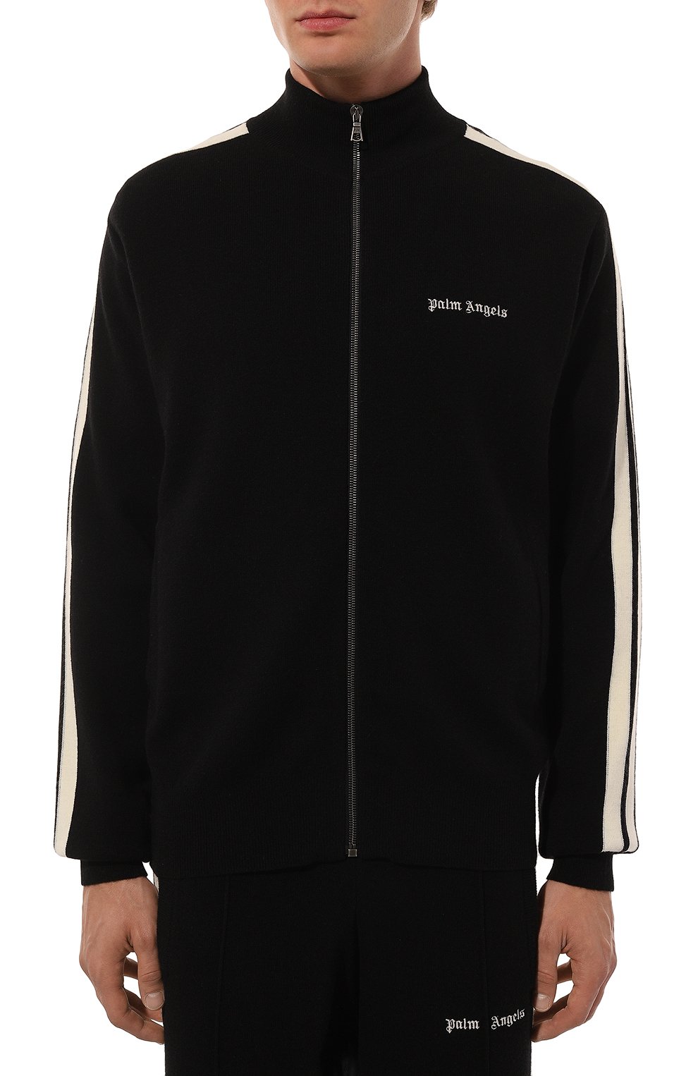 Толстовка из шерсти и вискозы PALM ANGELS, арт. PMHA028F24KNI001, фото 3