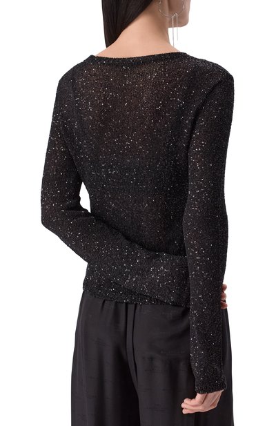 Пуловер с отделкой пайетками BALENCIAGA, арт. 813115/T7196, фото 4