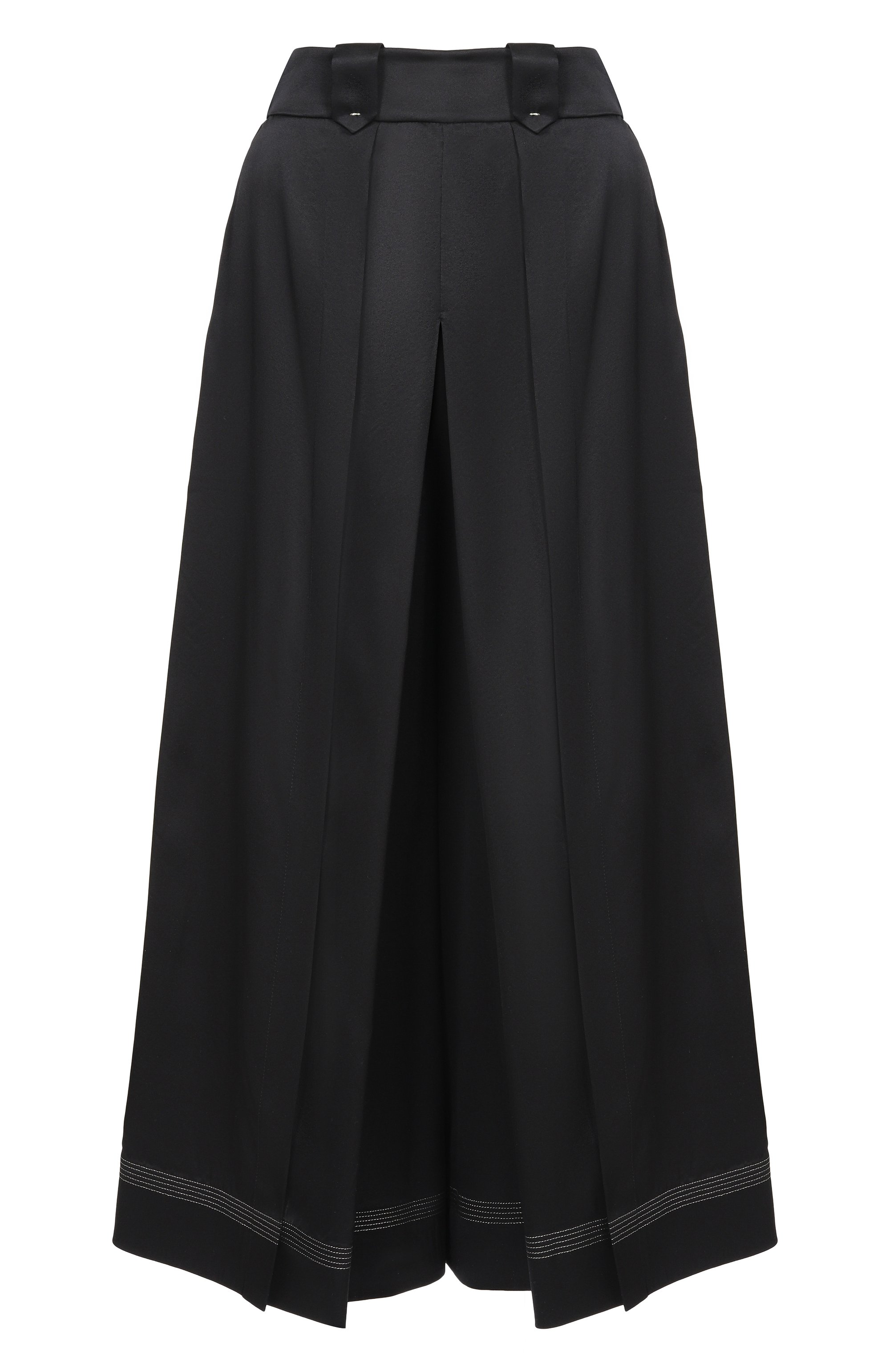 Шелковые кюлоты FREEAGE черного цвета по цене 78100 руб., арт. WS26.PT189.6003.900, фото 1 Шелковые кюлоты FREEAGE, арт. WS26.PT189.6003.900, фото 1