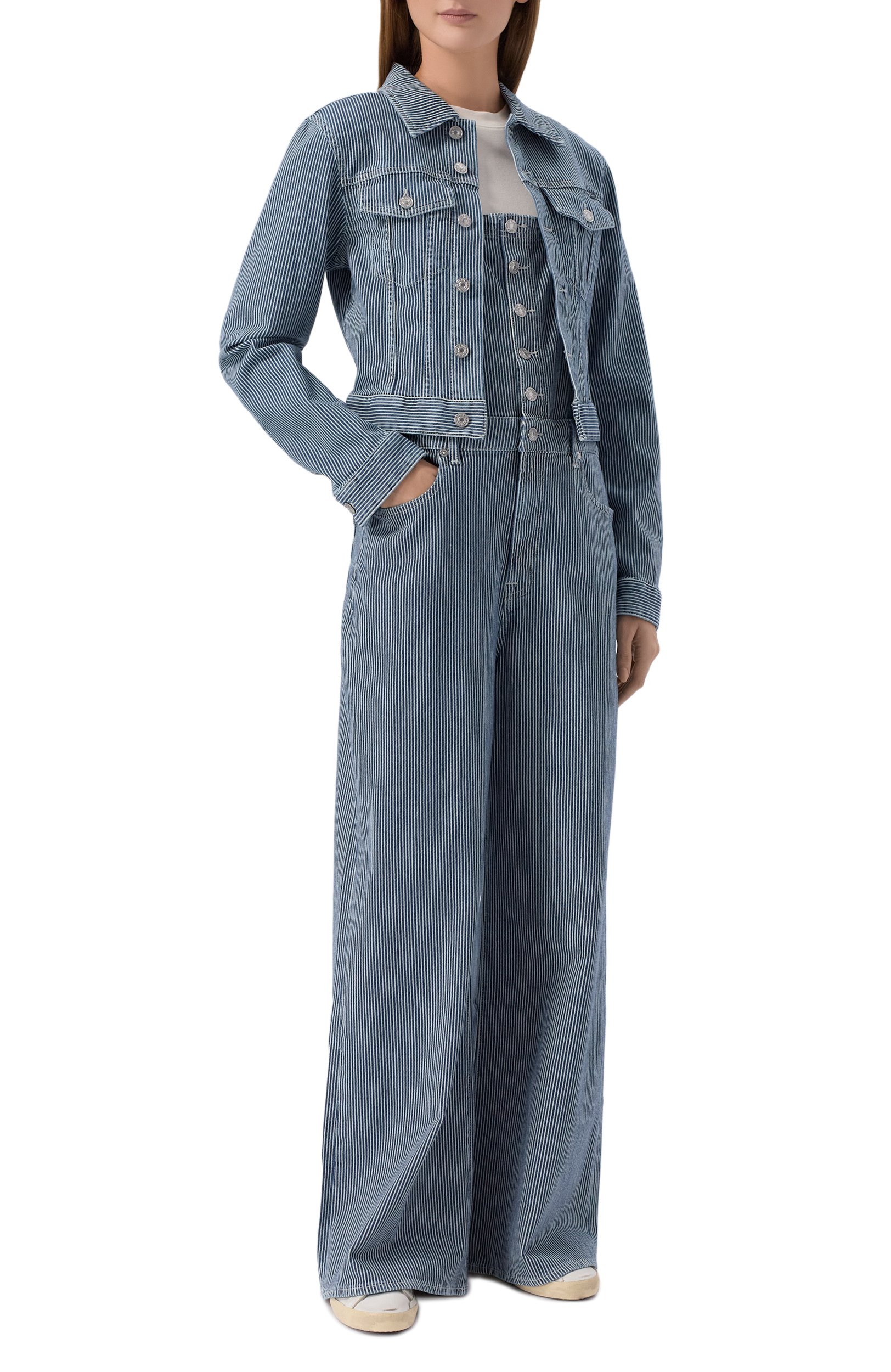 Джинсовый комбинезон 7 FOR ALL MANKIND, арт. 7UIT0H14-43T, фото 2