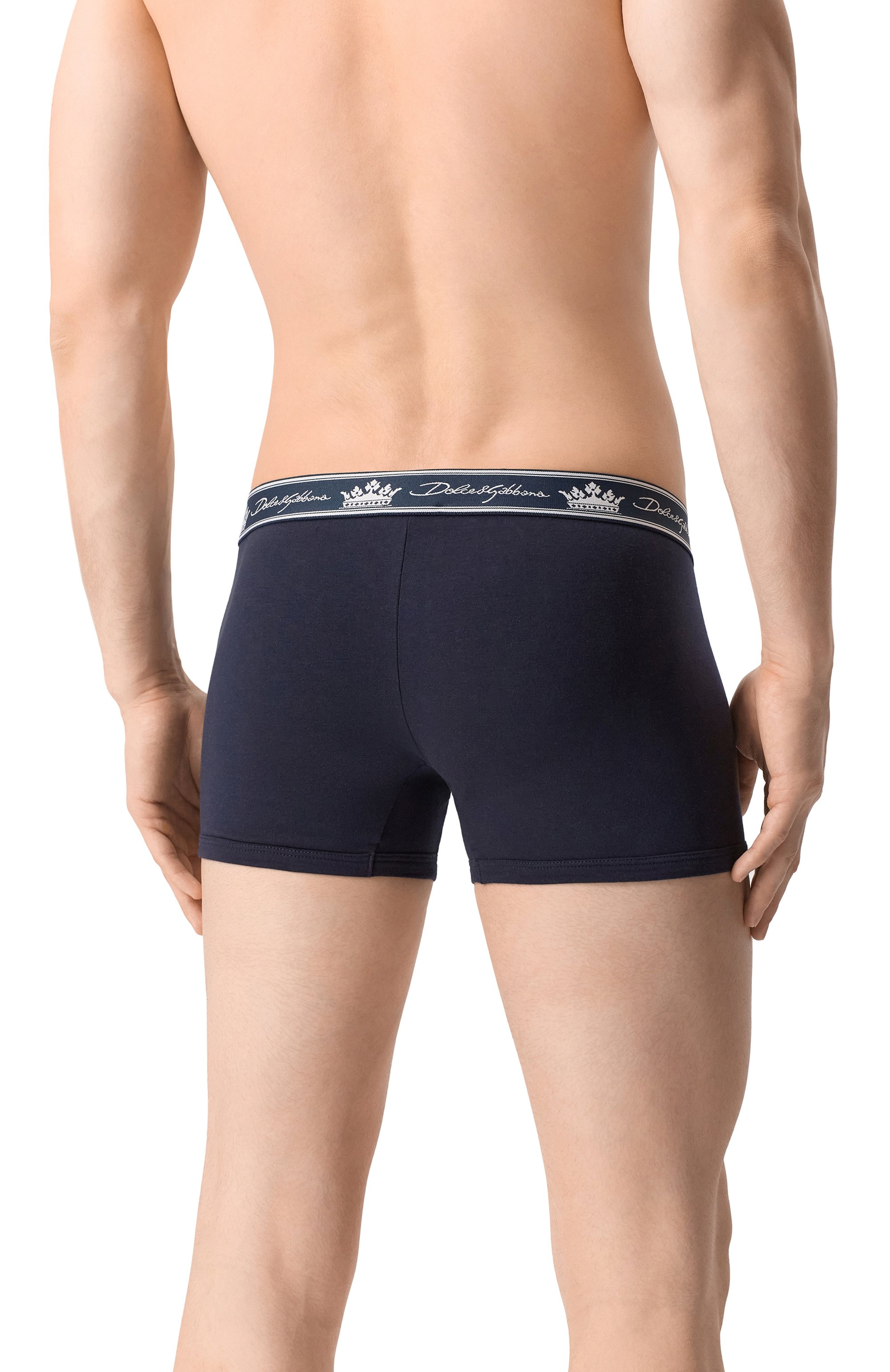 Хлопковые боксеры DOLCE & GABBANA, арт. M4B72J/0NR55/2-6, фото 3