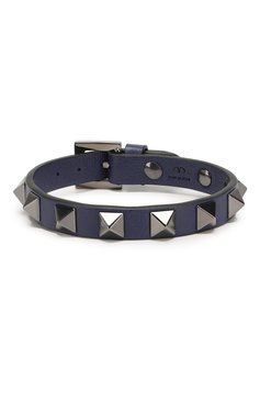 Мужской кожаный браслет rockstud mini VALENTINO синего цвета, арт. SY2J0801/VH3 | Фото 1 (Статус проверки: Проверена категория; Материал: Натуральная кожа; Региональные ограничения белый список (Axapta Mercury): Не проставлено; Нос: Не проставлено)