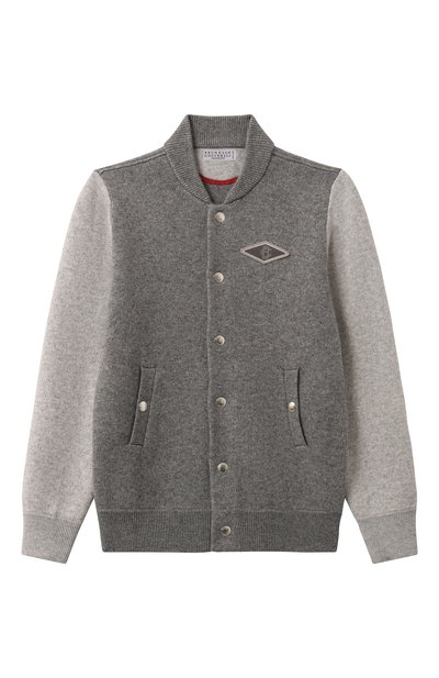 Бомбер из шерсти и кашемира BRUNELLO CUCINELLI, арт. B36M12536B, фото 1