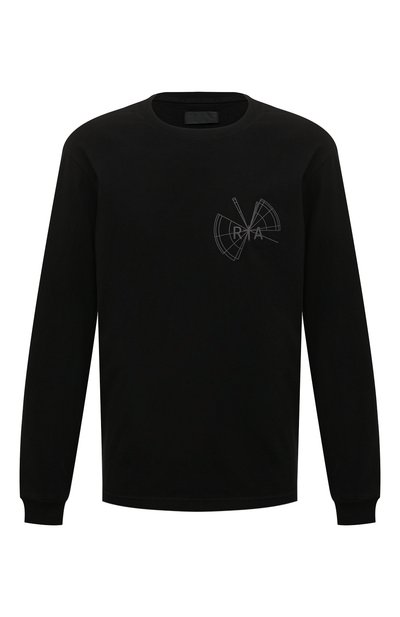 Хлопковый лонгслив RTA, арт. MS22-A832-0049BGATE, фото 1