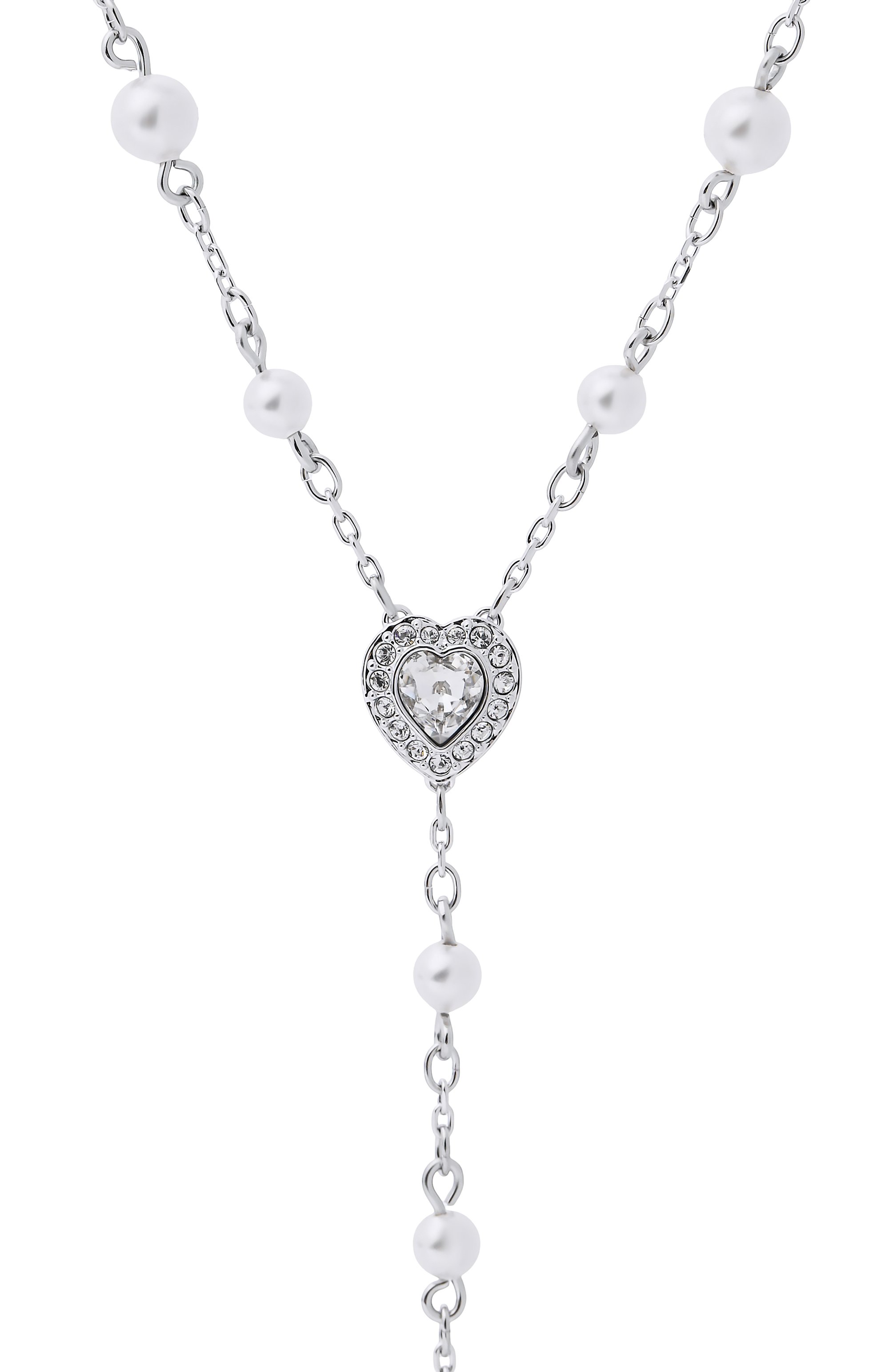 Колье ariana grande x swarovski SWAROVSKI серебряного цвета по цене 29950 руб., арт. 5720855, фото 3 Колье ariana grande x swarovski SWAROVSKI, арт. 5720855, фото 3
