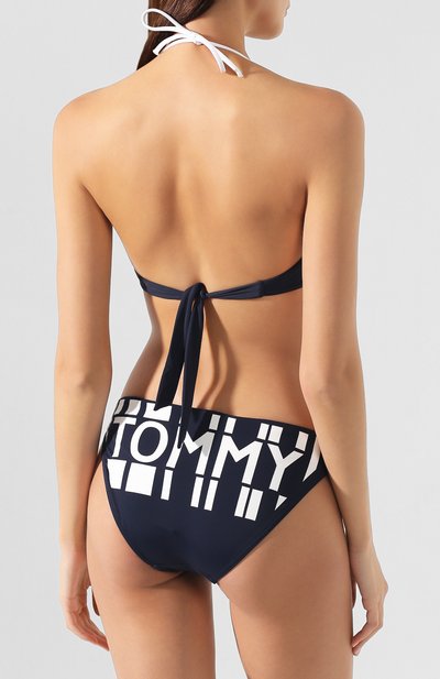 Плавки-бикини TOMMY HILFIGER синего цвета по цене 4490 руб., арт. UW0UW01786, фото 3 Плавки-бикини TOMMY HILFIGER, арт. UW0UW01786, фото 3