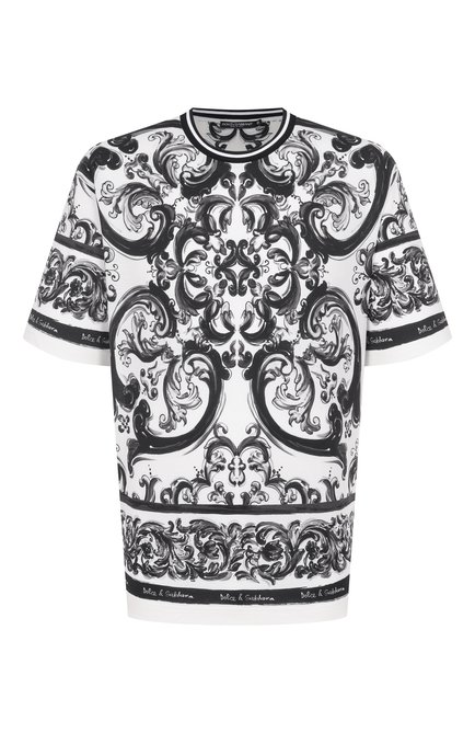 Мужская хлопковая футболка DOLCE & GABBANA, арт. G8PN9T/II7HM