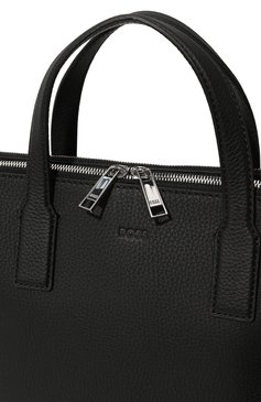 Мужская портфель BOSS черного цвета, арт. 50470478 | Фото 3 (Материал: Натуральная кожа; Ремень/цепочка: На ремешке; Размер: large; Сумки-технические: Портфели)