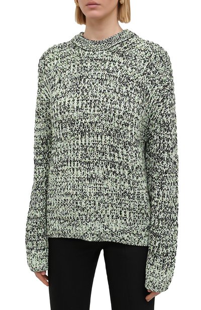 Свитер из хлопка и вискозы PROENZA SCHOULER WHITE LABEL, арт. WL2117566-KC084, фото 3