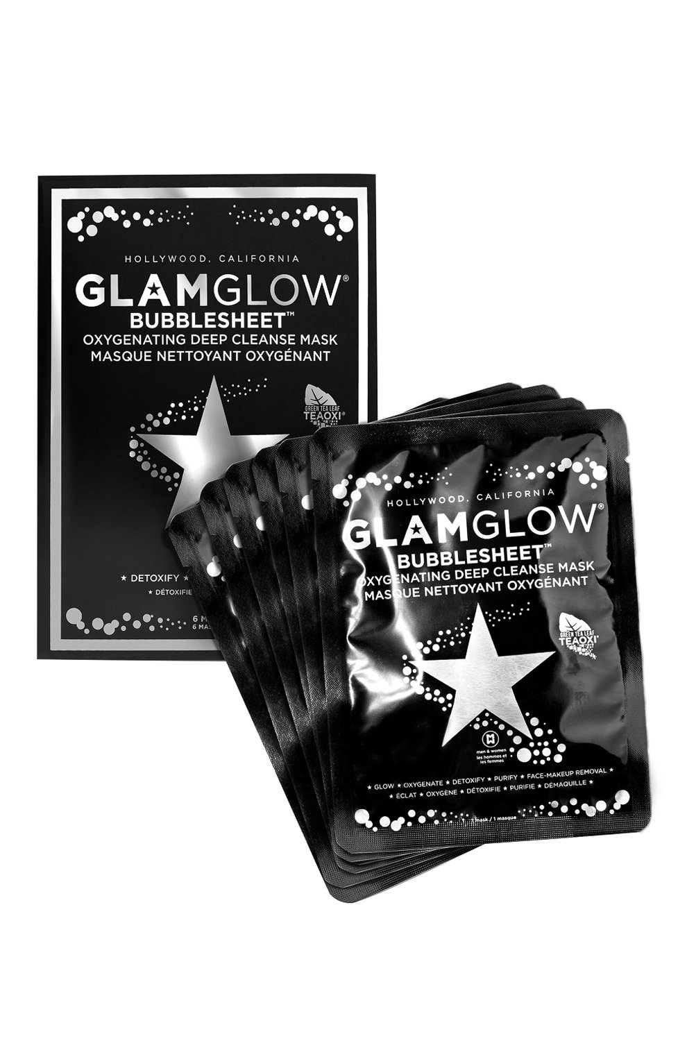 Очищающая тканевая маска для лица bubblesheet 6 pack GLAMGLOW, арт. 889809007720, фото 2