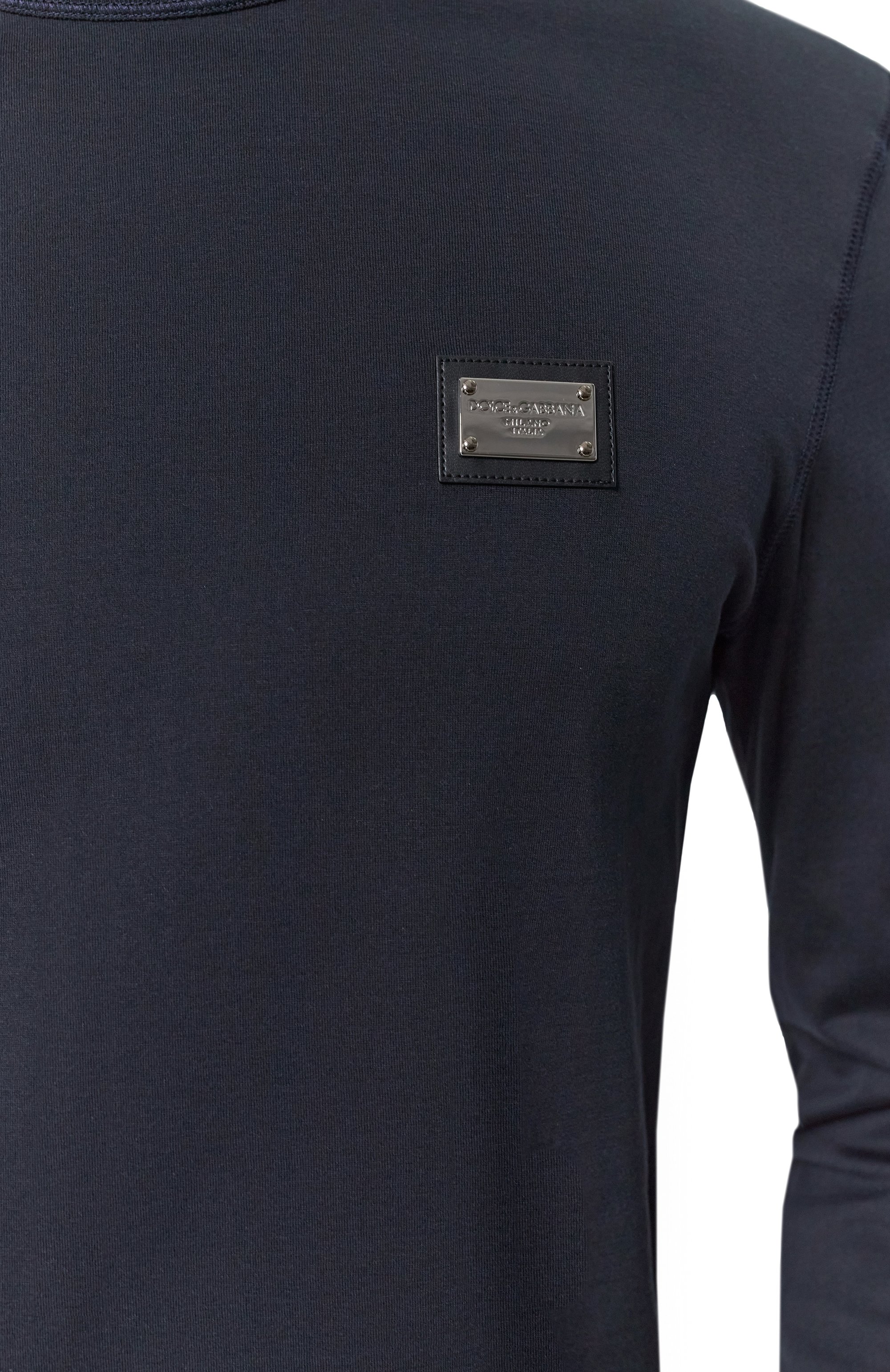 Хлопковый лонгслив DOLCE & GABBANA, арт. G8PV0T/G7F2I, фото 5