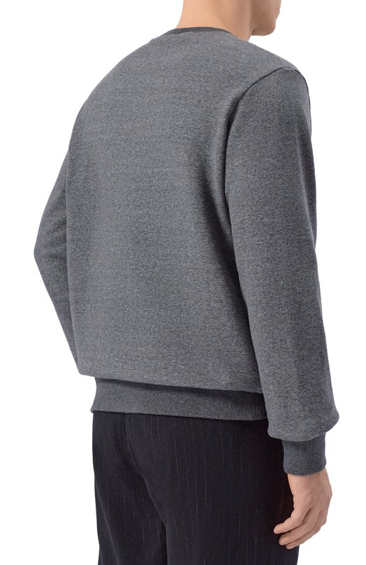 Хлопковый джемпер Undercover UC1F4891-2 Серый  UC1F4891-2 Фото 4