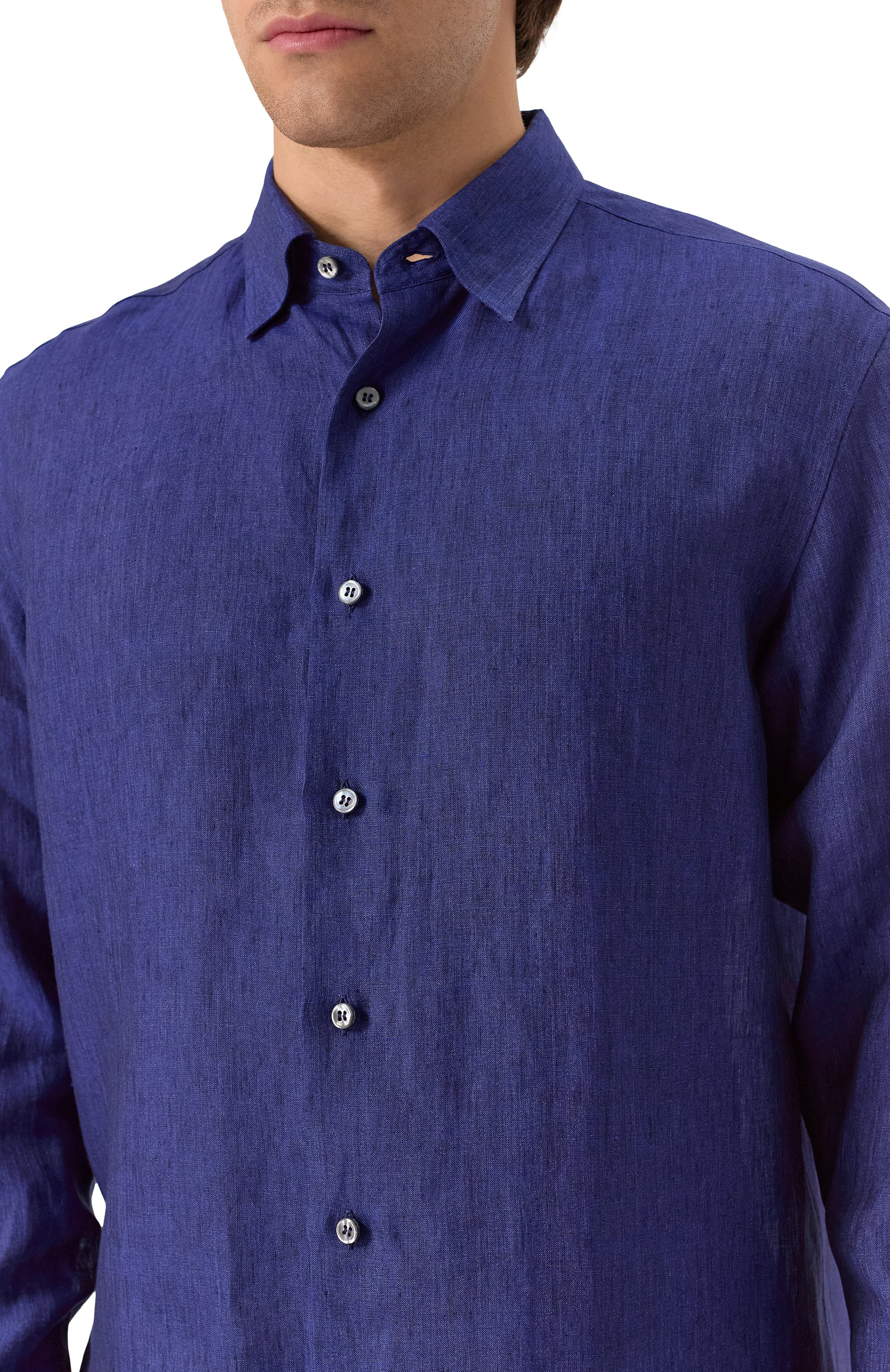 Льняная рубашка BRIONI, арт. SCAY0L/P9111, фото 5