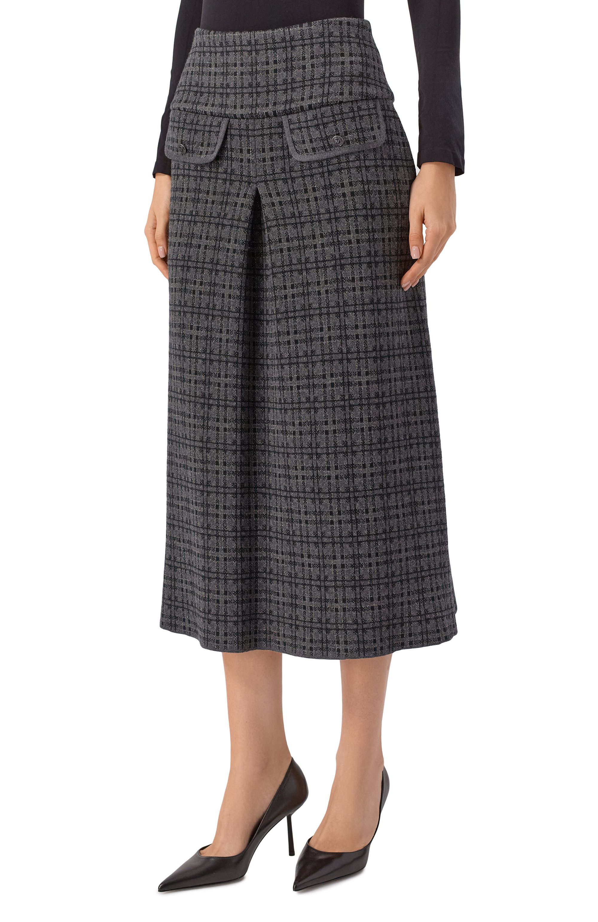 Юбка из шелка и кашемира FREEAGE, арт. W26.SK112.6039.991, фото 3