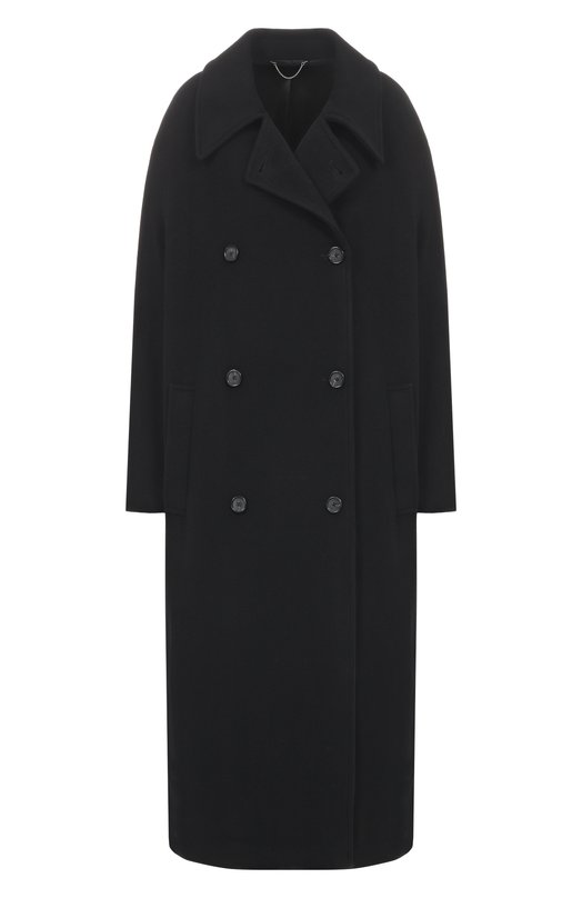 Пальто из шерсти и кашемира TOTEME 254-WR00231-FB0532 Чёрный 254-WR00231-FB0532
