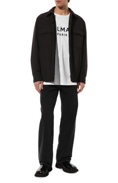 Хлопковая футболка BALMAIN, арт. AH1EG000/BB73, фото 1