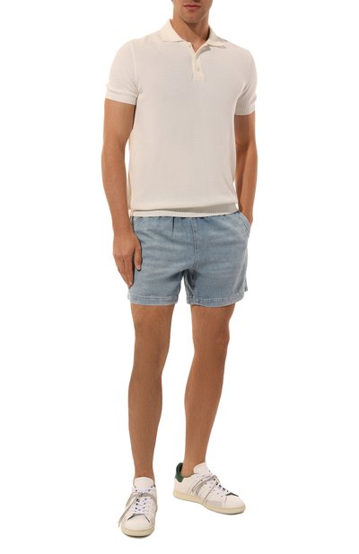 Джинсовые шорты POLO RALPH LAUREN голубого цвета по цене 21250 руб., арт. 710830872, фото 2 Джинсовые шорты POLO RALPH LAUREN, арт. 710830872, фото 2