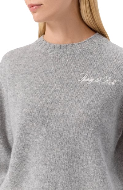 Свитер из кашемира и шерсти SPORTY AND RICH, арт. WS012508232GY03, фото 5