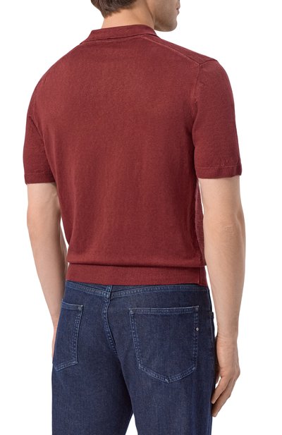 Льняное поло CORNELIANI, арт. 27M570/2725135, фото 4