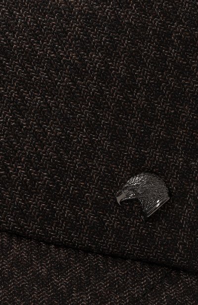 Кашемировая бейсболка STEFANO RICCI коричневого цвета по цене 72250 руб., арт. MCV140015E/C064HC, фото 4 Кашемировая бейсболка STEFANO RICCI, арт. MCV140015E/C064HC, фото 4