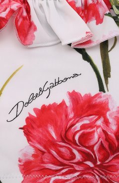 Детского раздельный купальник DOLCE & GABBANA белого цвета, арт. L5J833/FSG5T/2-6 | Фото 3 (Девочки Кросс-КТ: Купальники-пляж; Материал внешний: Синтетический материал; Материал сплава: Проставлено; Нос: Не проставлено; Ростовка одежда: 2 года | 92 см, 3 года | 98 см, 4 года | 104 см, 5 лет | 110 см, 6 лет | 116 см)