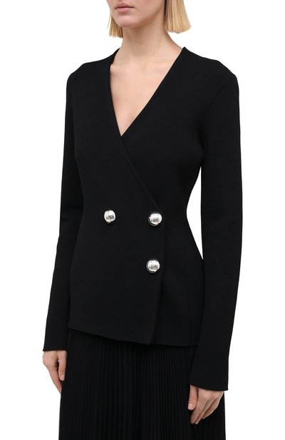 Кардиган из шерсти и вискозы JIL SANDER, арт. JSPR754083-WRY39038, фото 4