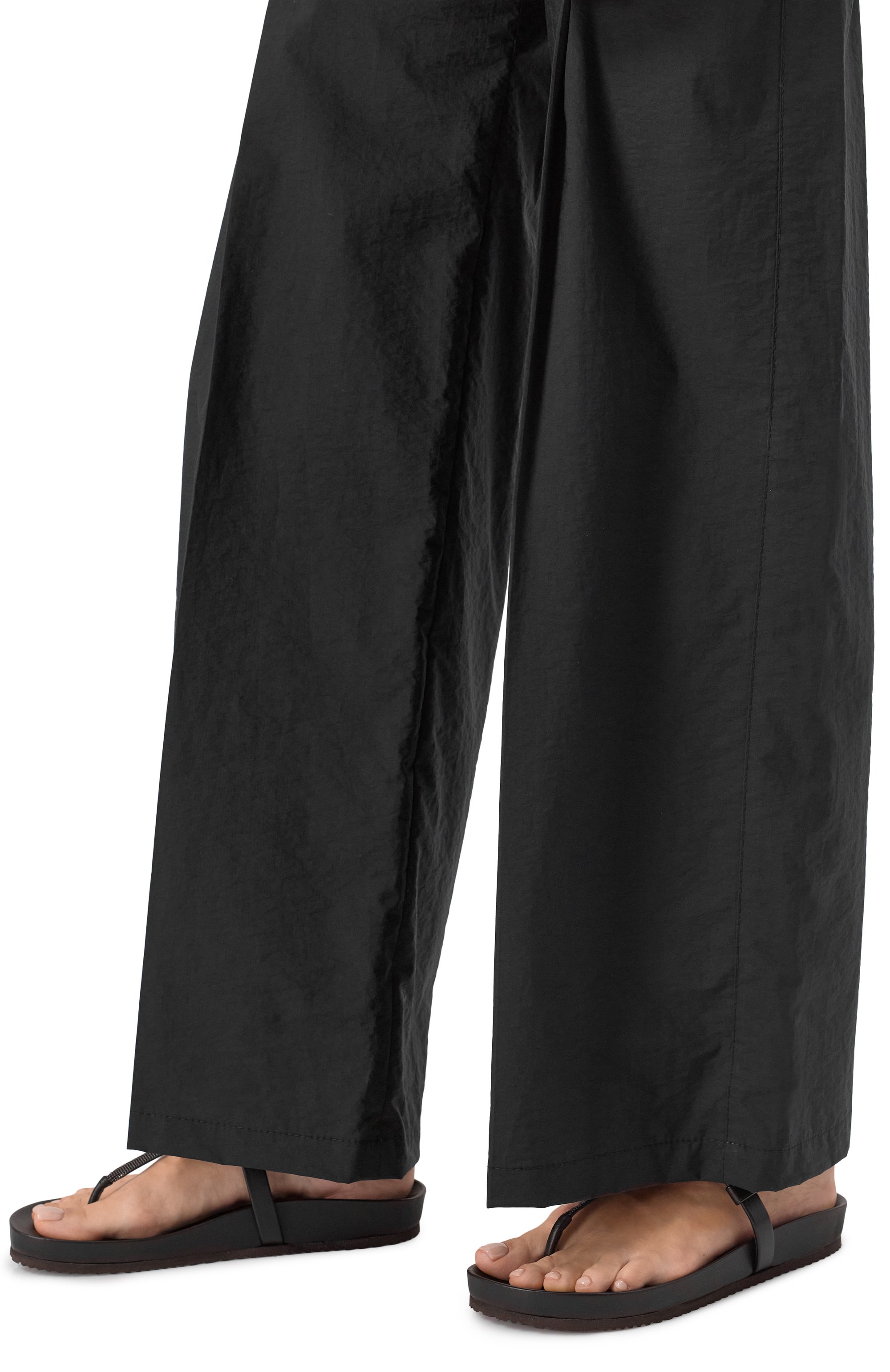 Кожаные сандалии BRUNELLO CUCINELLI черного цвета по цене 86050 руб., арт. MZSKG2737P, фото 3 Кожаные сандалии BRUNELLO CUCINELLI, арт. MZSKG2737P, фото 3