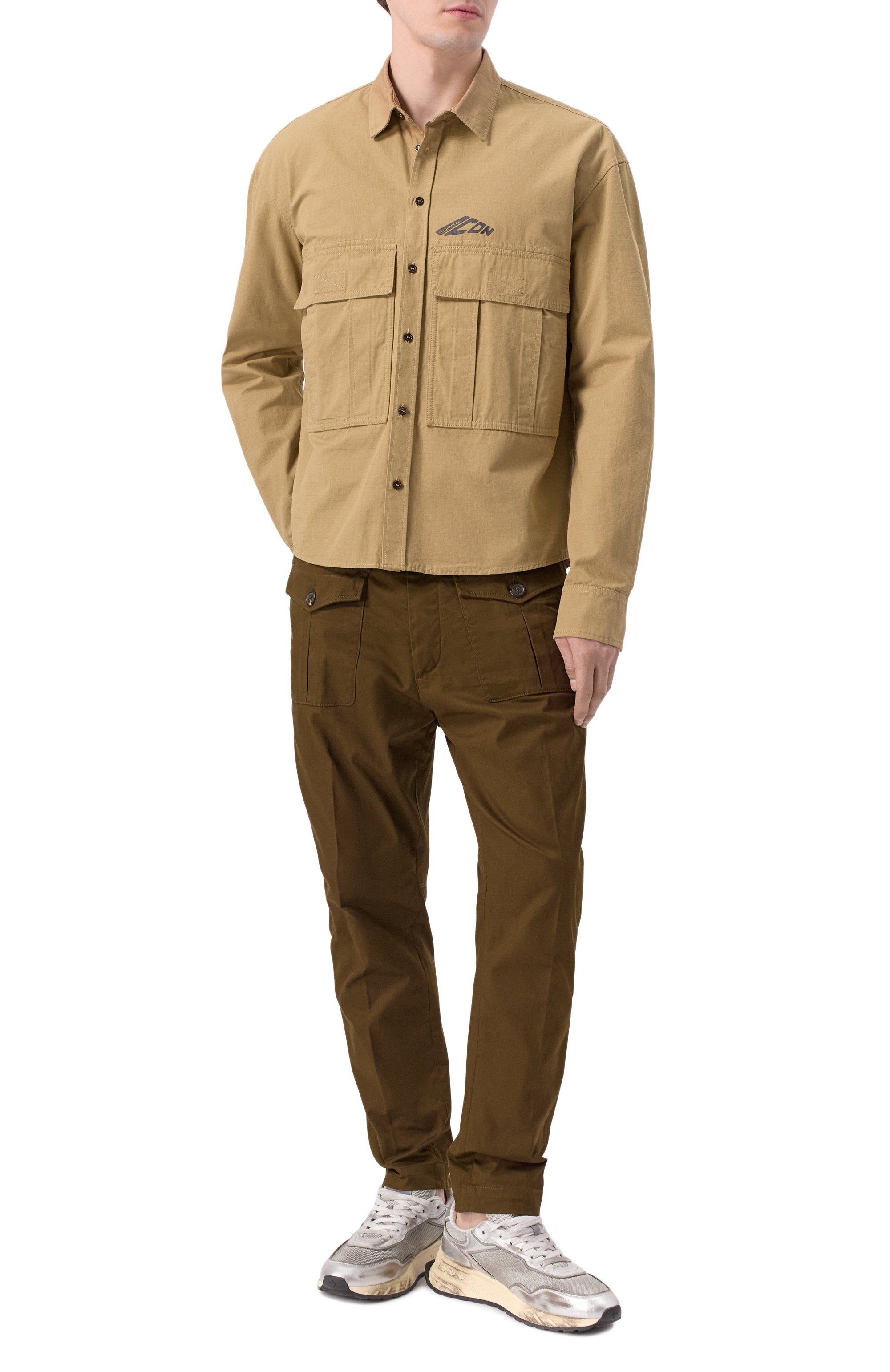 Хлопковая рубашка icon DSQUARED2, арт. S79DL0052/D35224, фото 2