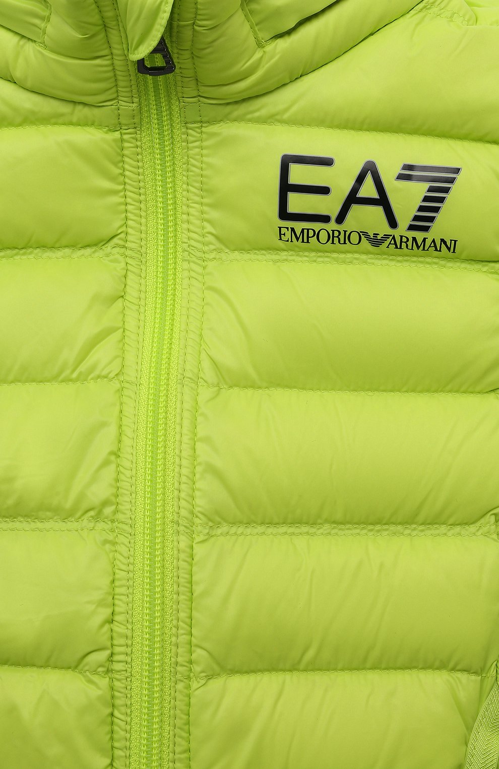 Пуховый жилет EA7 салатового цвета по цене 13750 руб., арт. 8NBQ02/BN29Z, фото 3 Пуховый жилет EA7, арт. 8NBQ02/BN29Z, фото 3