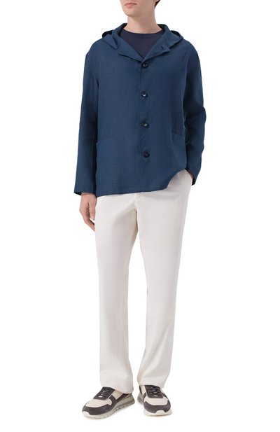 Льняная рубашка KITON, арт. UMCLUCAH09690, фото 2