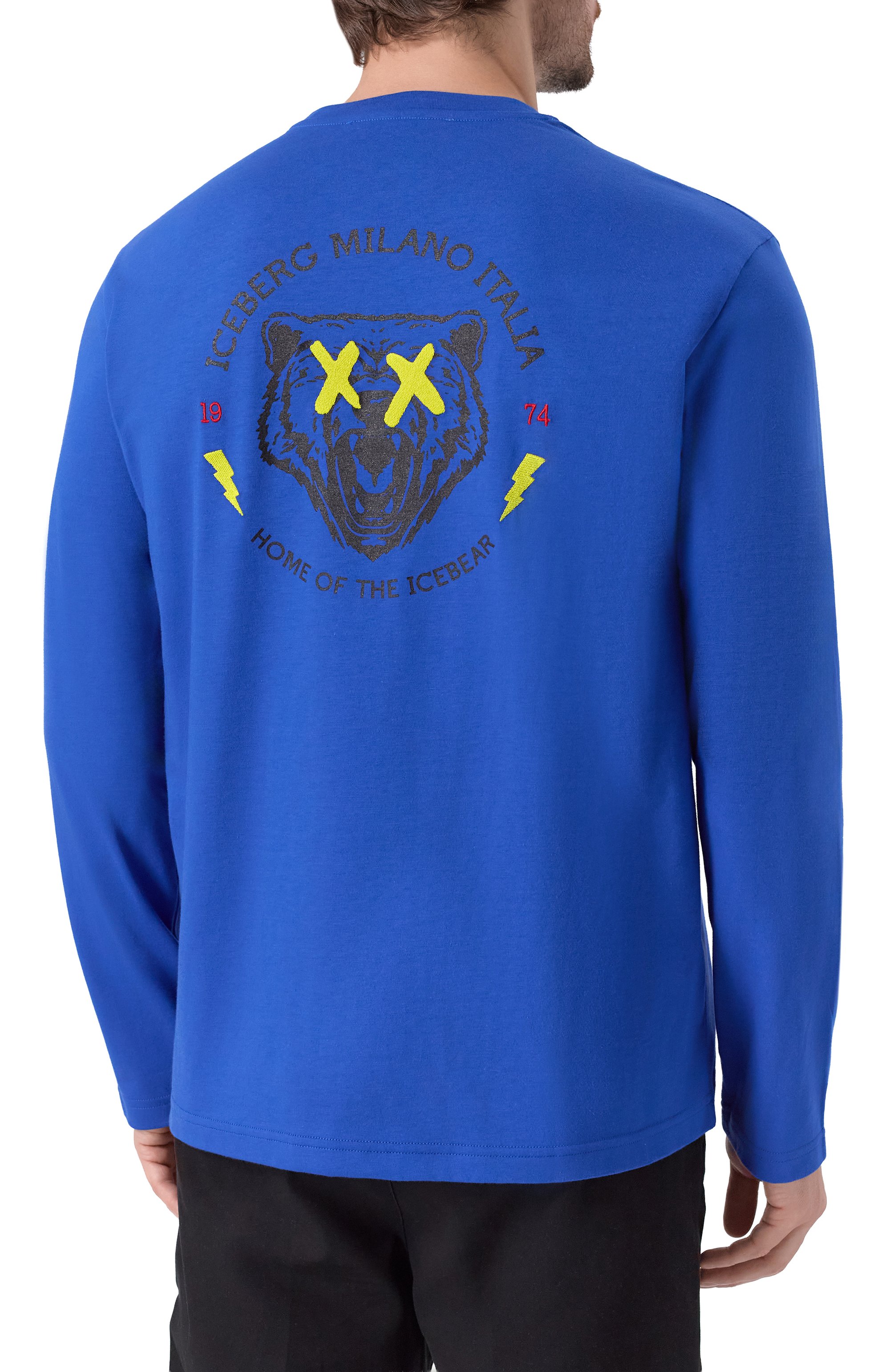Хлопковый лонгслив ICEBERG, арт. F04A/6306, фото 4